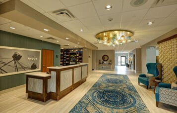 Book your stay at the Hampton Inn Suites with your Busch Gardens vacation package.